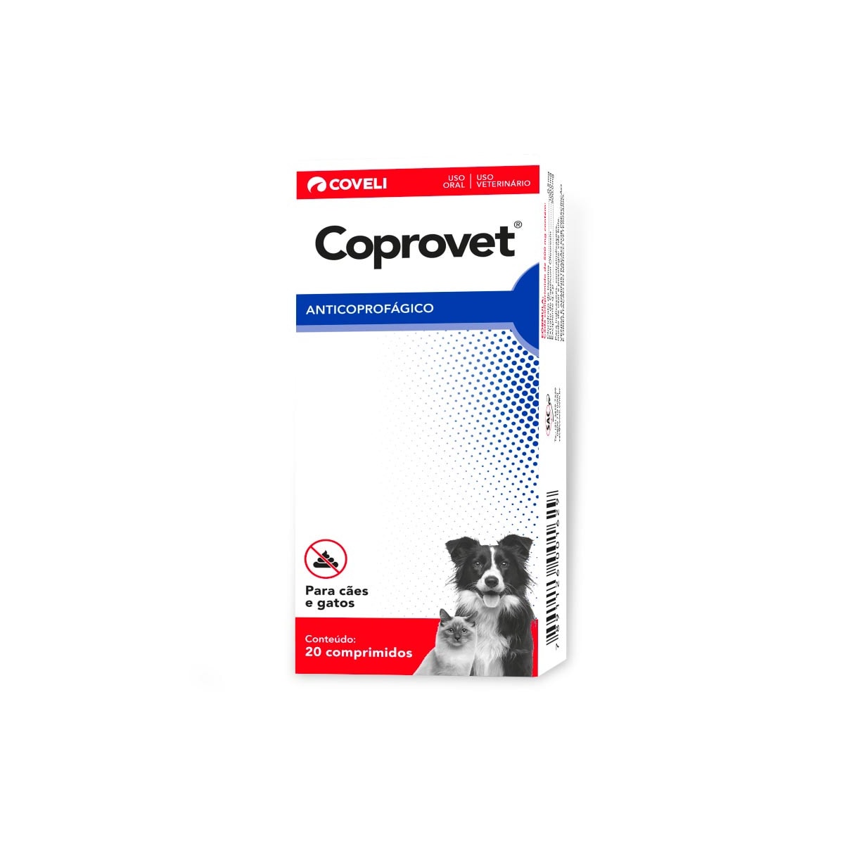 Coprovet 0,5mg Com 20 Comprimidos