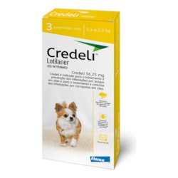 Credeli 56,25Mg - 1,3 A 2,5Kg 3 Comprimidos de 56,25mg