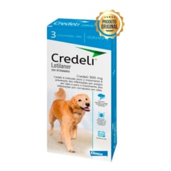 CREDELI (900MG)(>22 A 45KG)(3 COMPRIMIDOS)(AZUL)