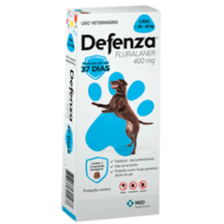 DEFENZA 400MG CAES 20 A 40KG MSD AZUL