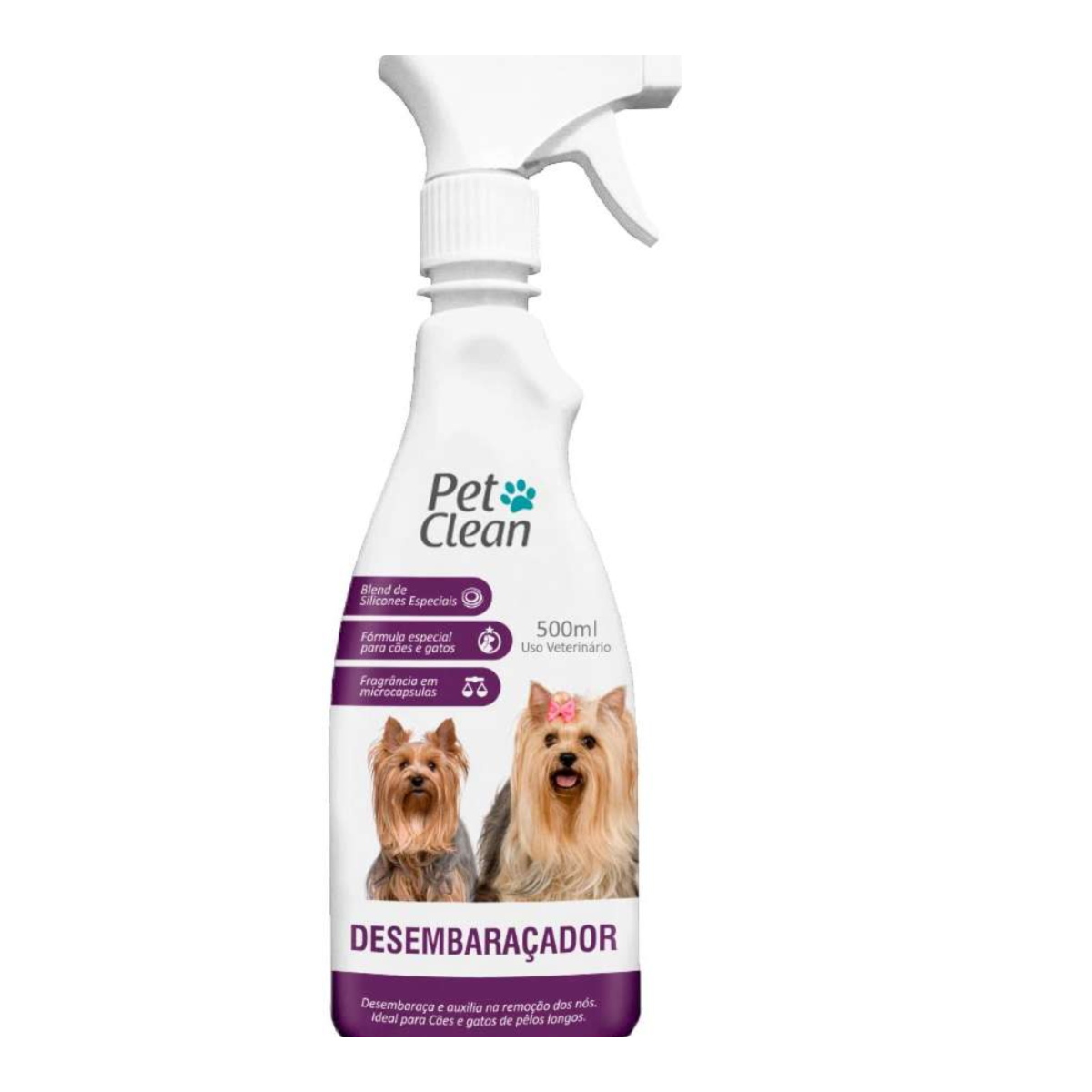 Desembaraçador Pet Clean de Pelos para Cães e Gatos - 500 mL