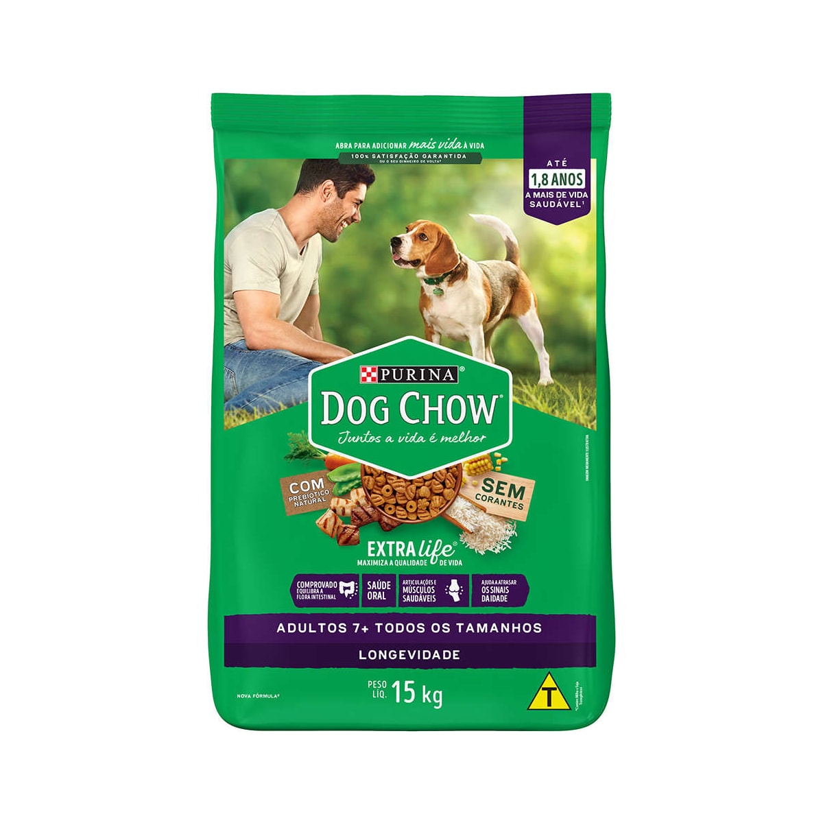 DOG CHOW (AD/7+) TODOS OS TAMANHOS (LONGEVIDADE)