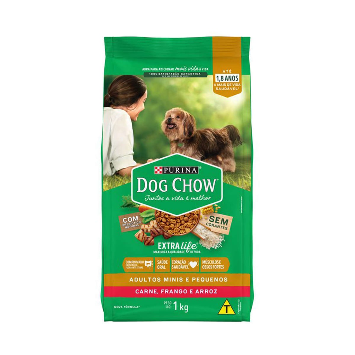 DOG CHOW (AD-MINI/PP) CARNE,FRANGO E ARROZ