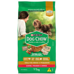 DOG CHOW (AD-MINI/PP) CARNE,FRANGO E ARROZ