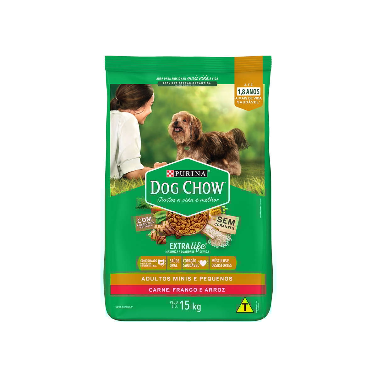 DOG CHOW (AD-MINI/PP) CARNE,FRANGO E ARROZ
