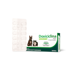 Doxiciclina Vetnil 50 mg 14 Comprimidos | Para Cães e Gatos