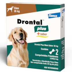 Drontal para Cães de 35kg Sabor Carne