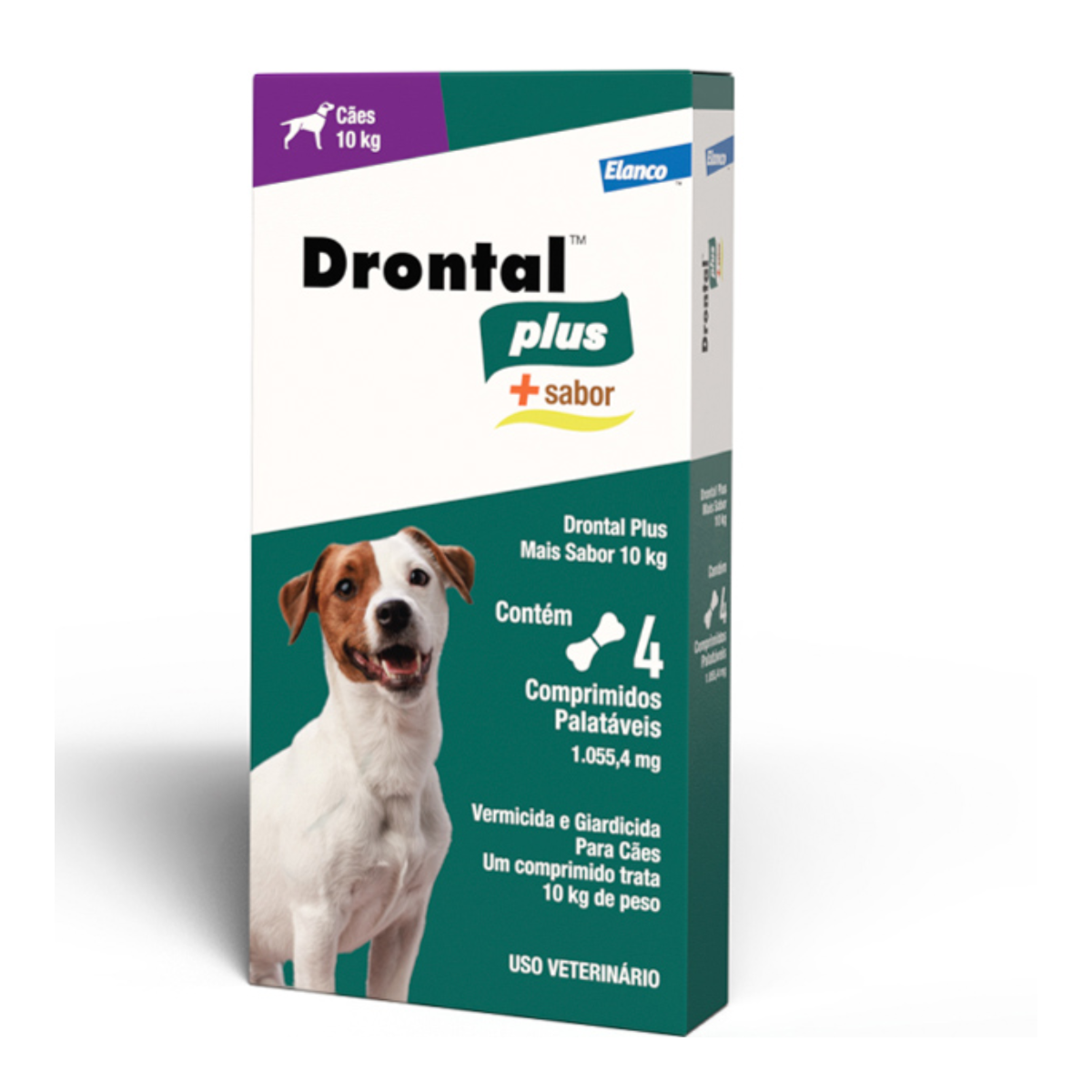 Drontal Plus 10kg Comprimidos Vermífugo para Cães Pet Cães e Cia