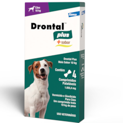 Drontal Plus para Cães de 10 kg Sabor Carne