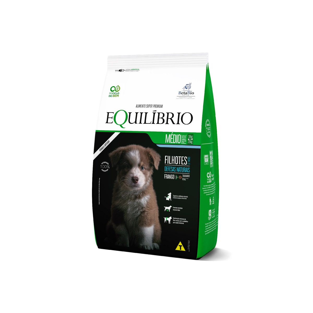 Equilíbrio Frango para Filhotes de Porte Médio