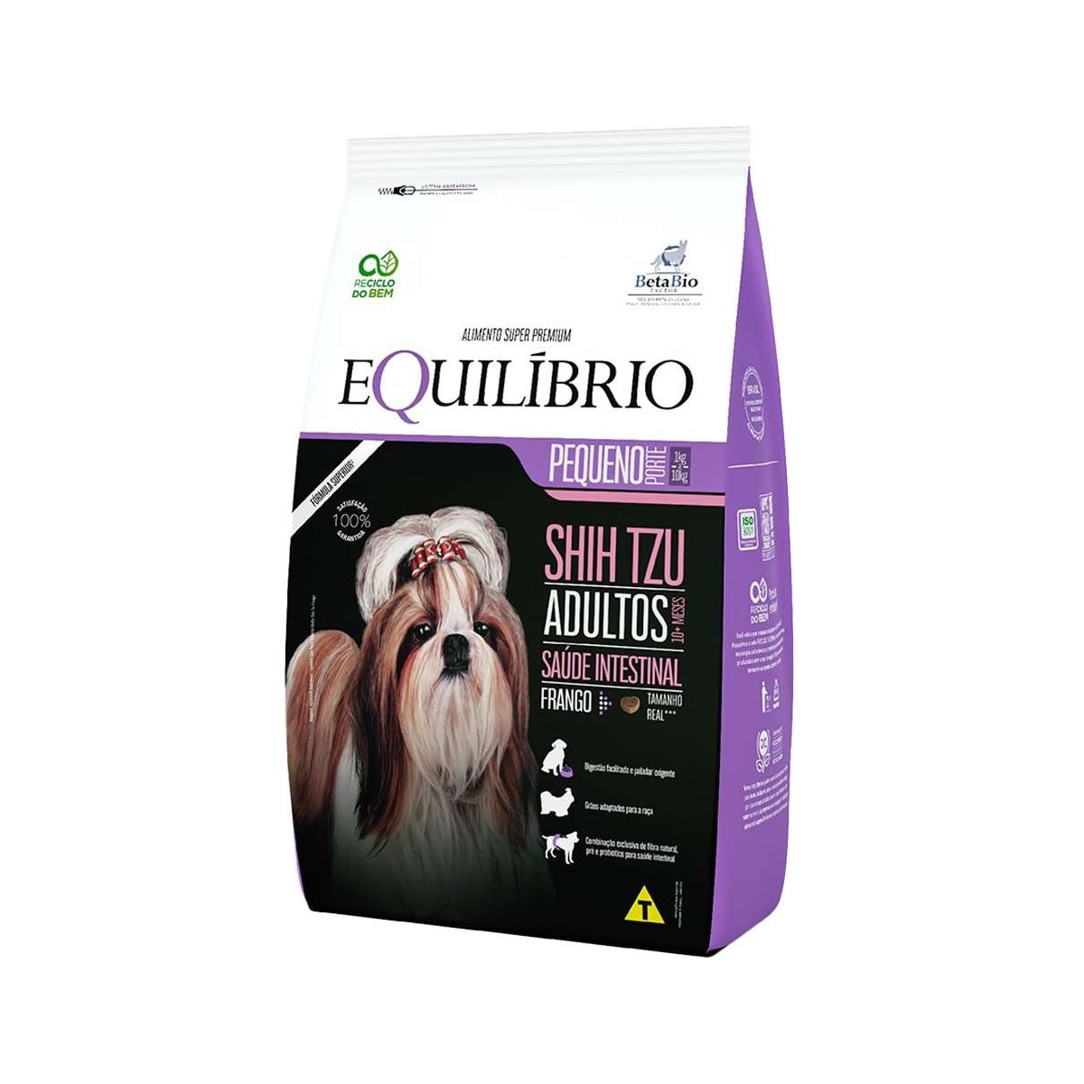 Equilíbrio Shih Tzu para Cães Adultos de Porte Pequeno