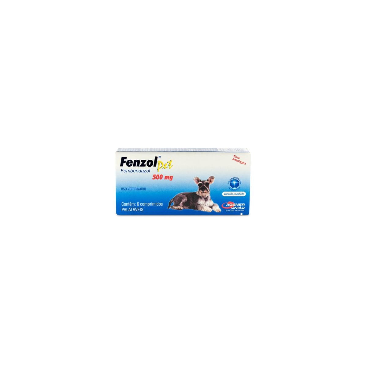 Fenzol Pet 500mg com 6 Comprimidos