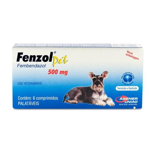 Fenzol Pet 500mg com 6 Comprimidos
