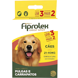 FIPROLEX (21 A 40KG) 2.68ML 3 PIPETAS