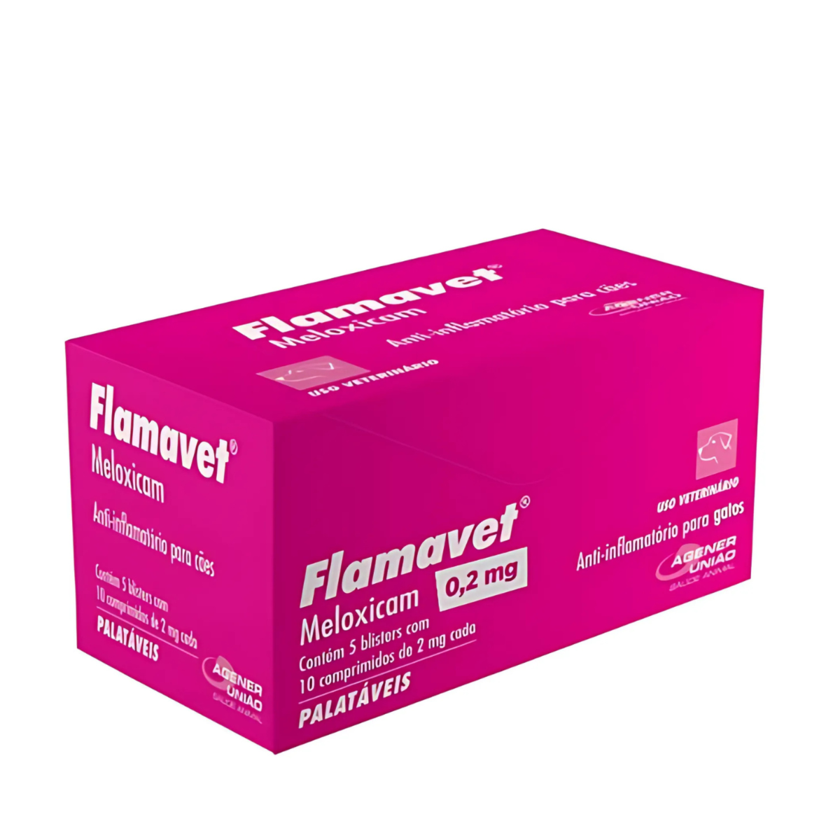 FLAMAVET GATOS 0,2 MG C/ 50 COMP