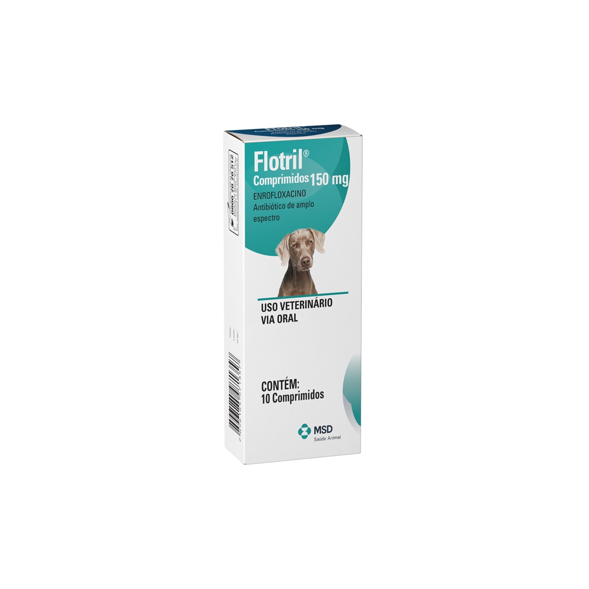 Flotril 150mg 10 Comprimidos para Cães