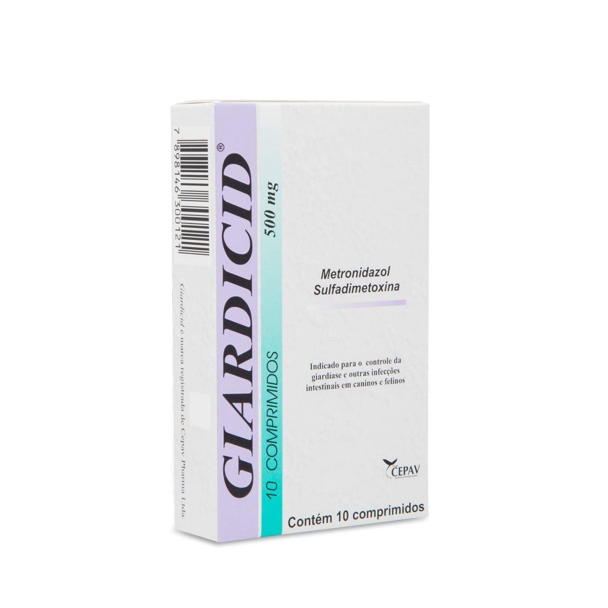 Giardicid 500g com 10 Comprimidos