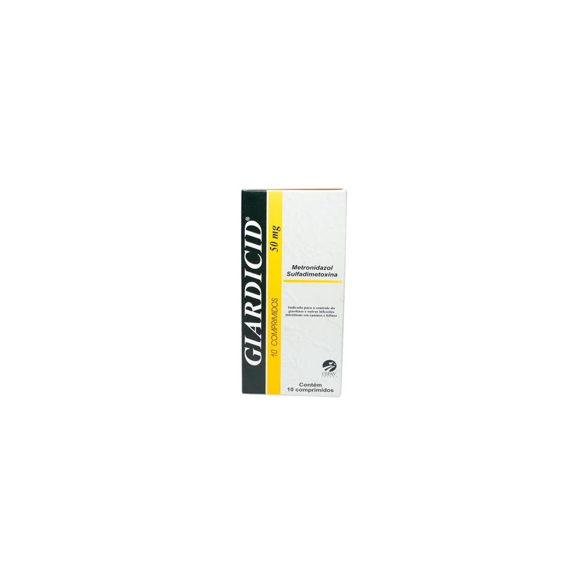 Giardicid 50g com 10 Comprimidos