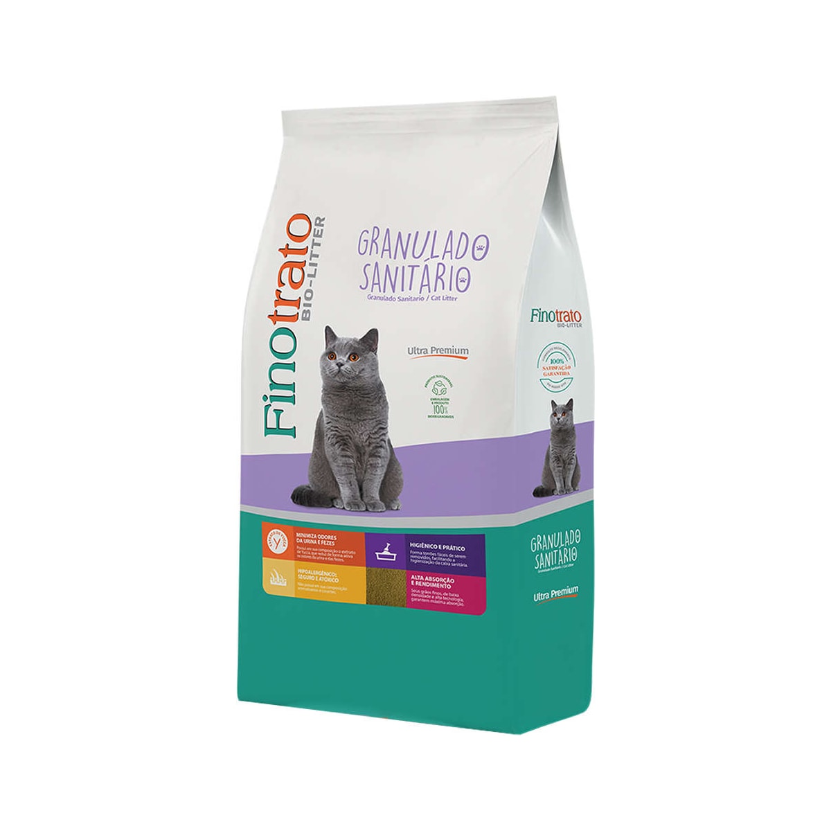 Granulado Sanitário Finotrato Bio-Litter Ultra Premium para Gatos