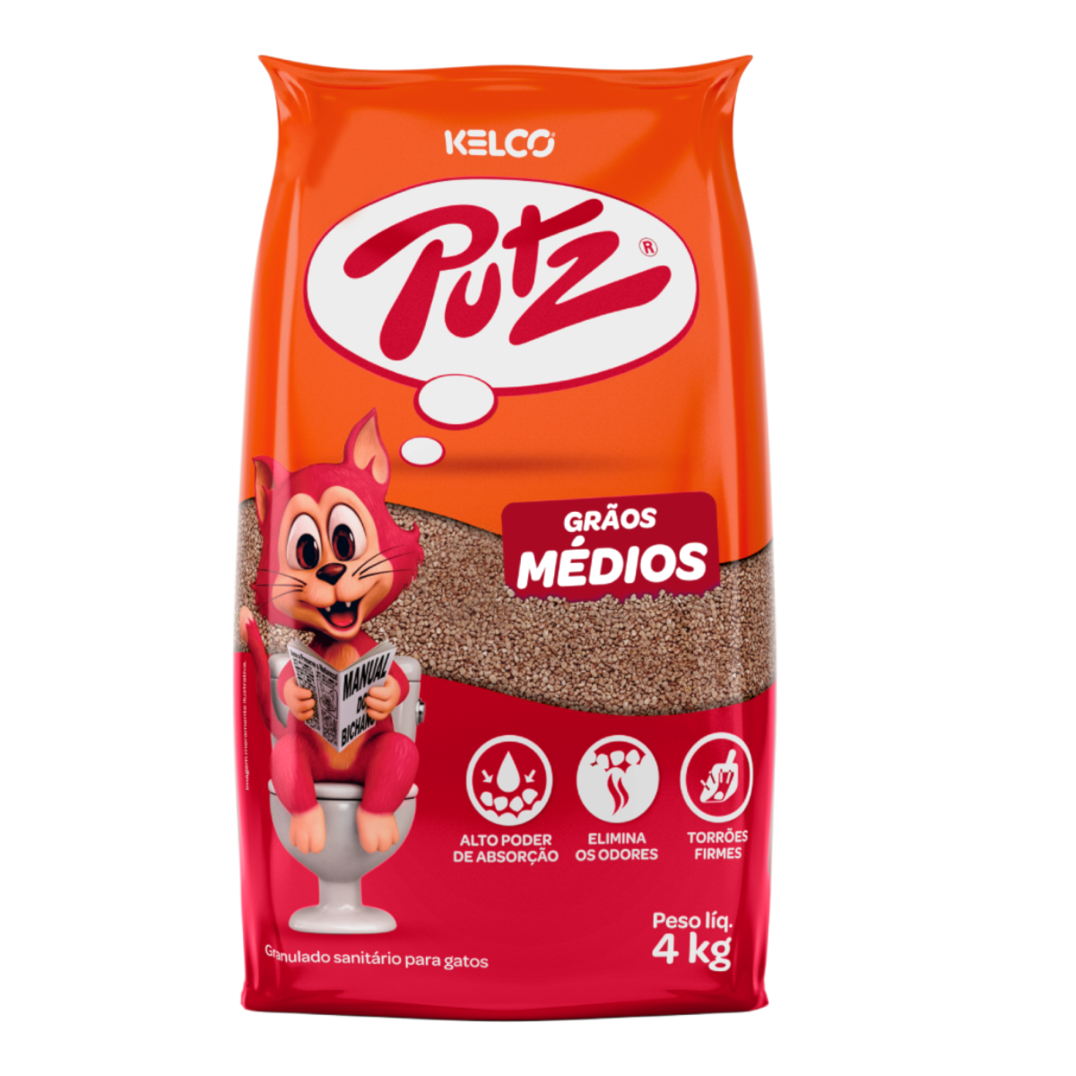 Granulado Sanitário Kelco Putz 4kg