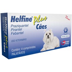 Helfine Plus Cães Com 4 Comprimidos