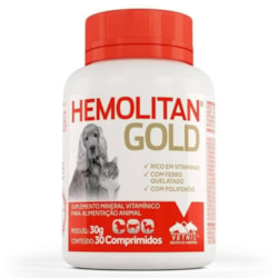 Hemolitan Gold 30 Comprimidos