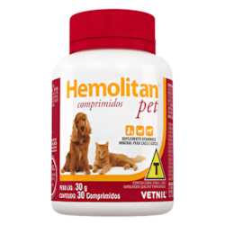 Hemolitan Pet com 30 Comprimidos