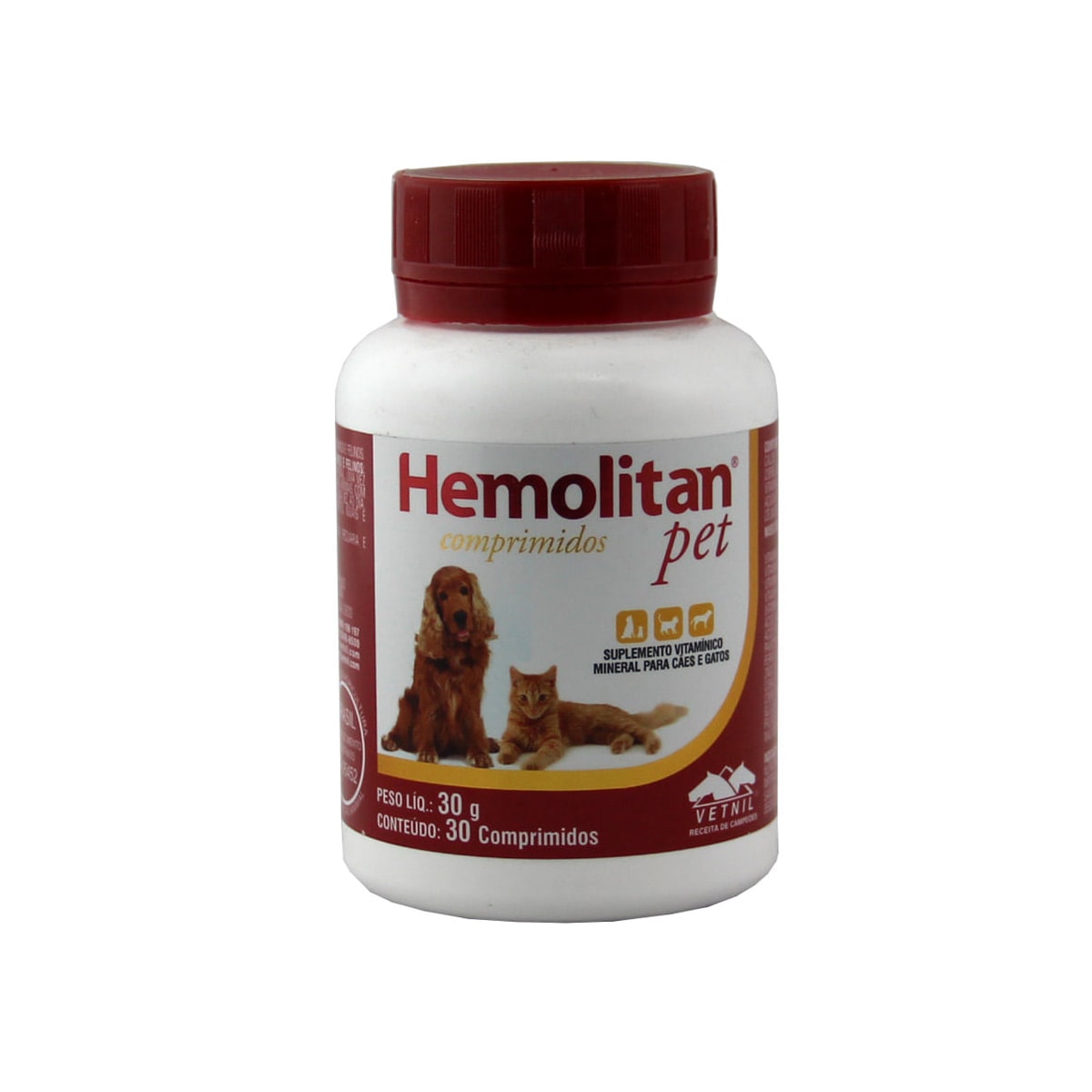 Hemolitan Pet com 30 Comprimidos