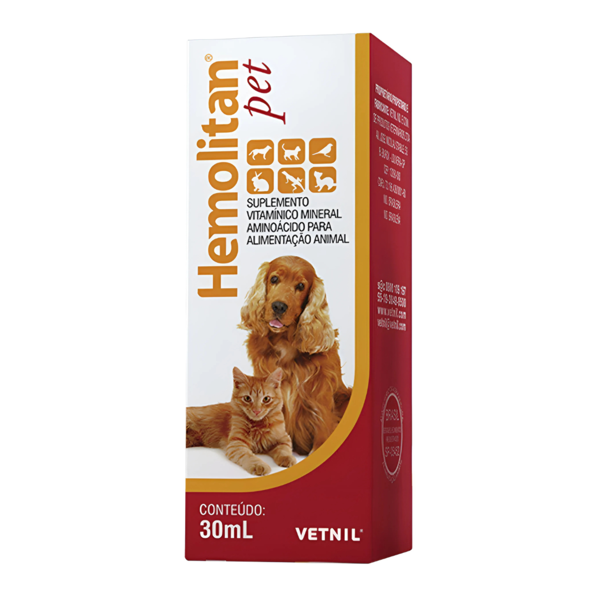 Hemolitan Pet com 30 Comprimidos