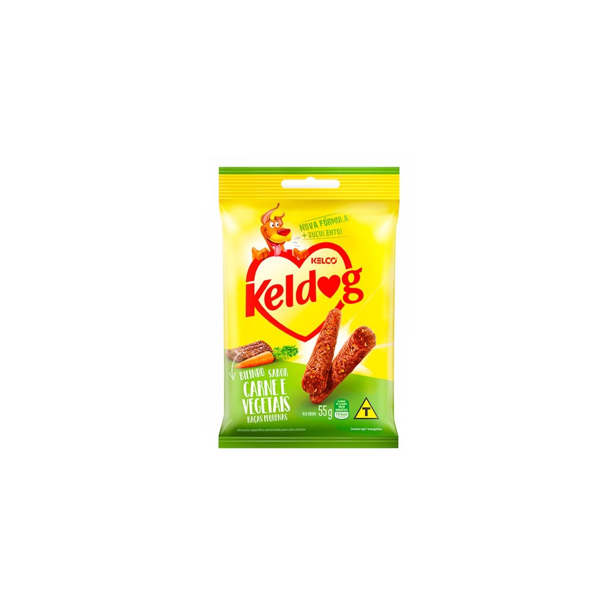 Keldog Bifinho Carne E Vegetais Raças Pequenas 55g