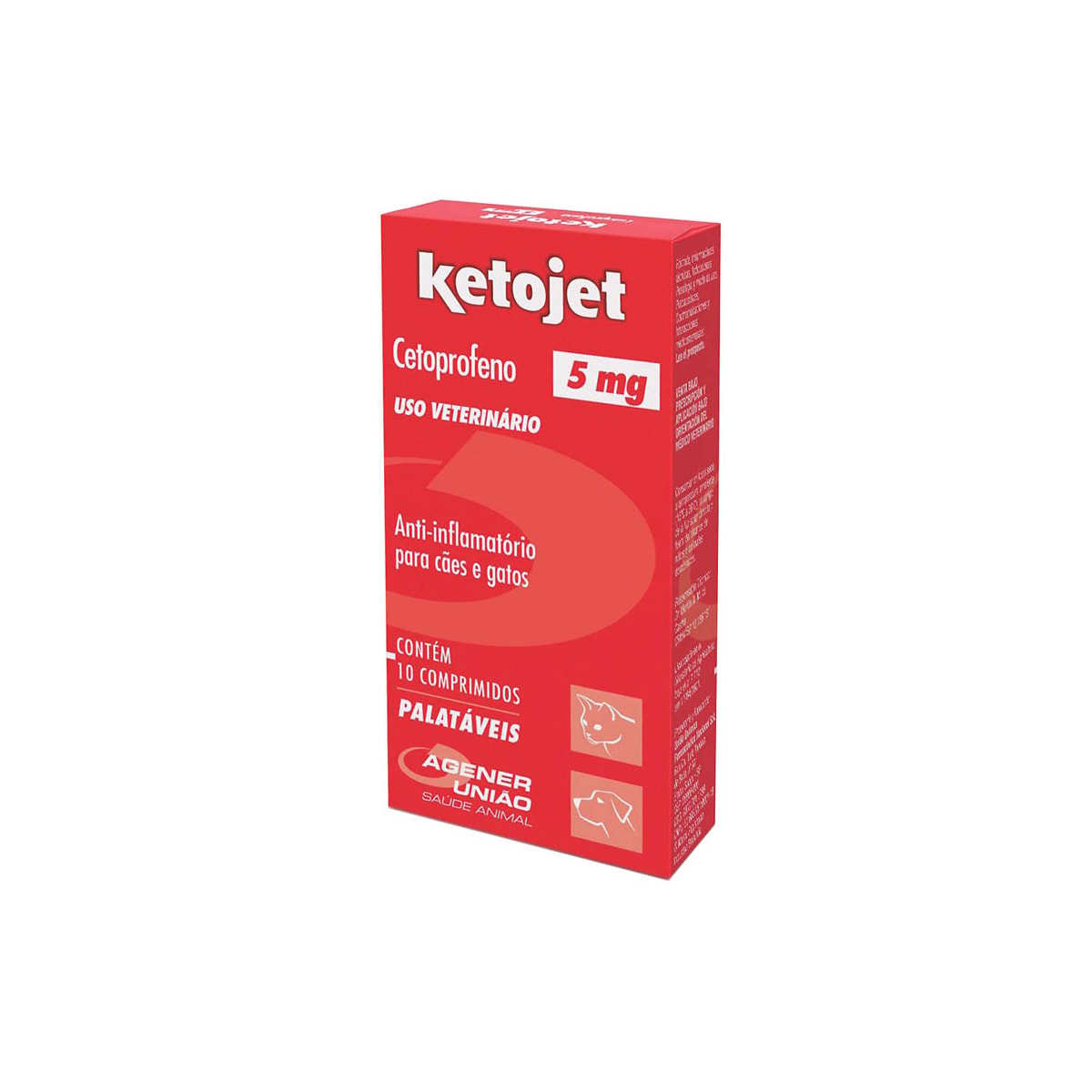 Ketojet 5mg Com 10 Comprimidos Ketofen