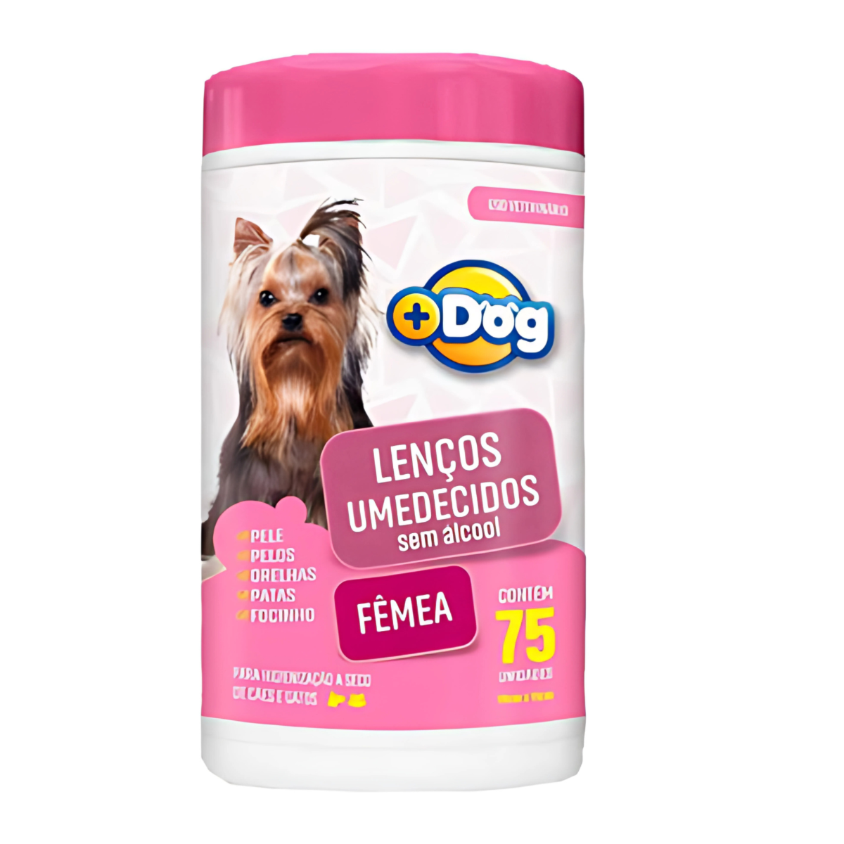 Lenço Umedecidos Fêmeas c/ 75 Unidades