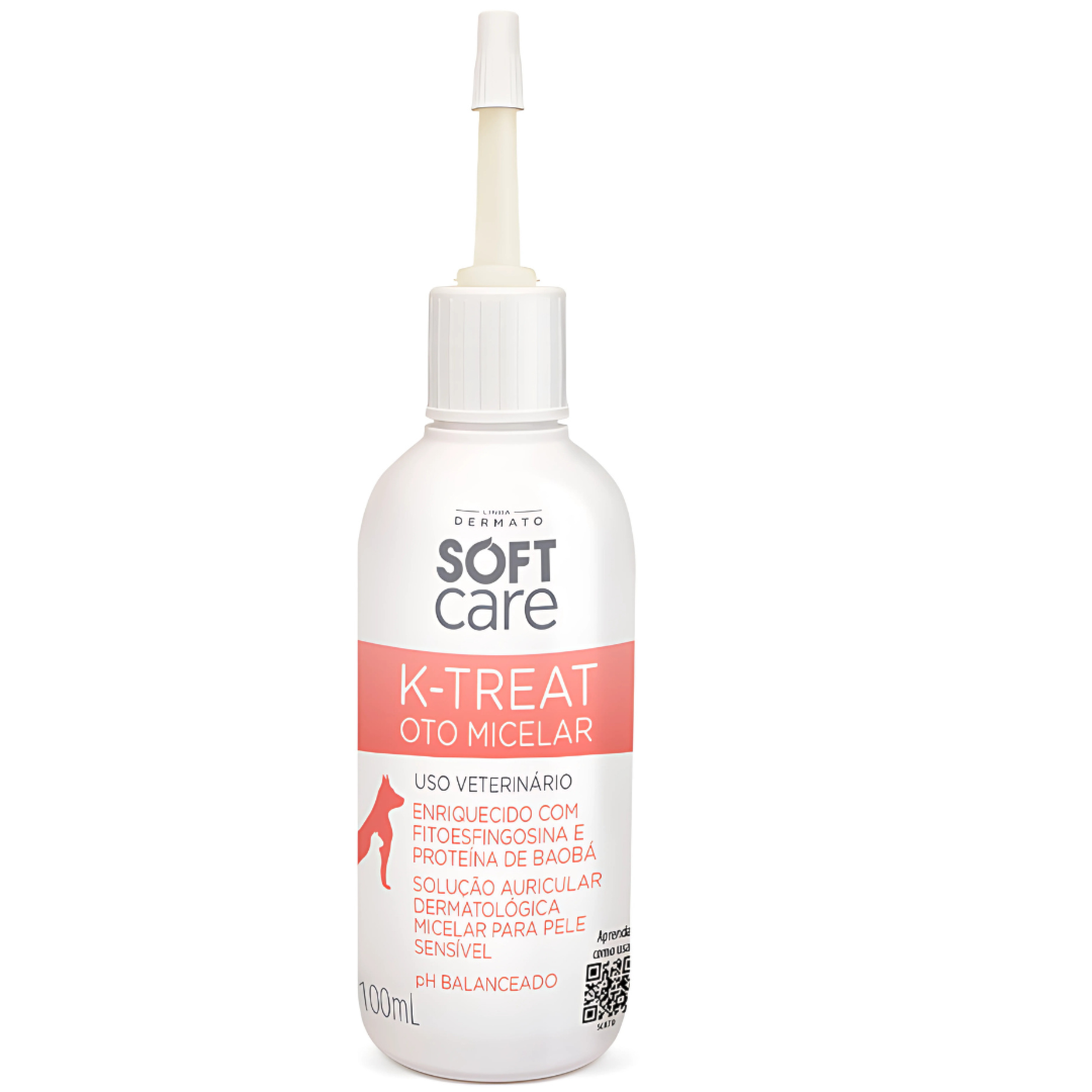 Soft Care K-Treat Oto Micelar 100mL – Limpeza Auricular