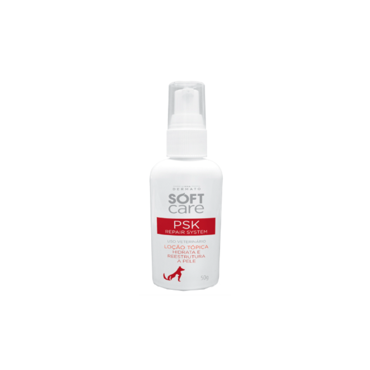 Loção Hidratante Soft Care PSK Repair System para Cães e Gatos 50g