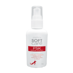 Loção Hidratante Soft Care PSK Repair System para Cães e Gatos 50g