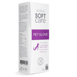 Loção Protetora Hidratante Soft Care Pet Glove para Cães e Gatos 50g