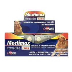 Mectimax 12mg - Cartela com 4 Comprimidos