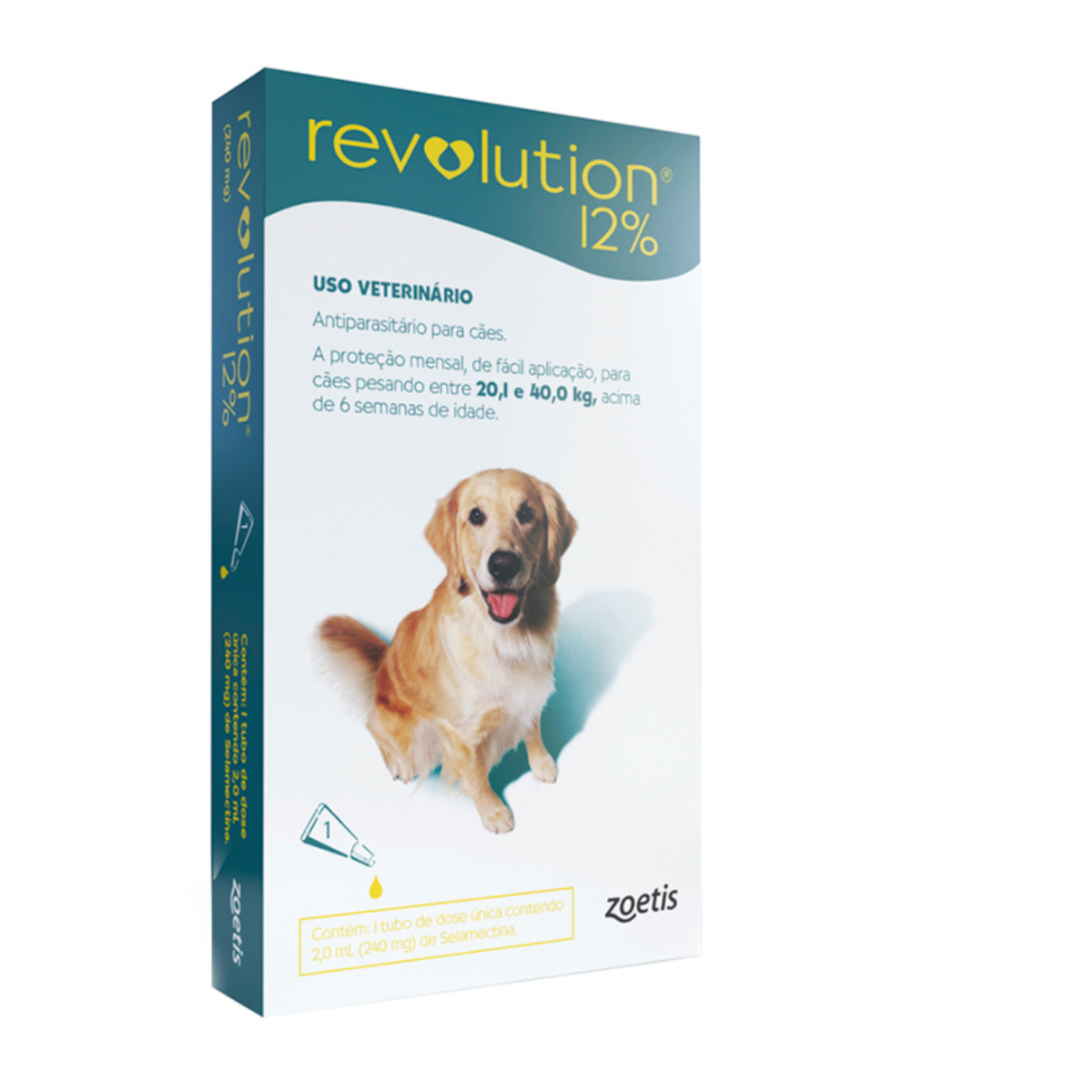MED ZOETIS REVOLUTION 12% C/3 2ML
