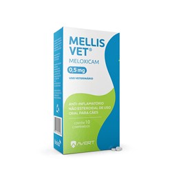 Mellis Vet 10 com Comprimidos 0,5mg
