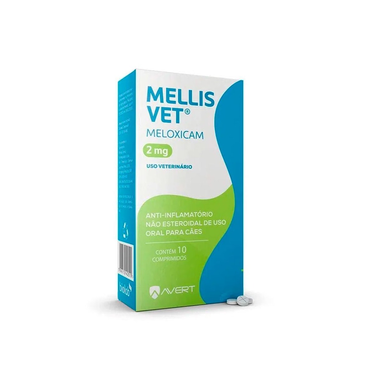 Mellis Vet 10 com Comprimidos 2mg