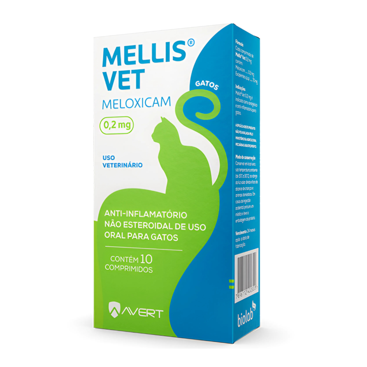 Mellis Vet Gatos com 10 Comprimidos 0,2mg