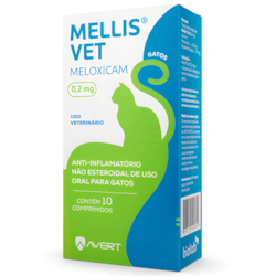 Mellis Vet Gatos com 10 Comprimidos 0,2mg