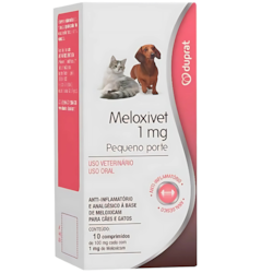 Meloxivet 1mg - Cartela com 10 Comprimidos