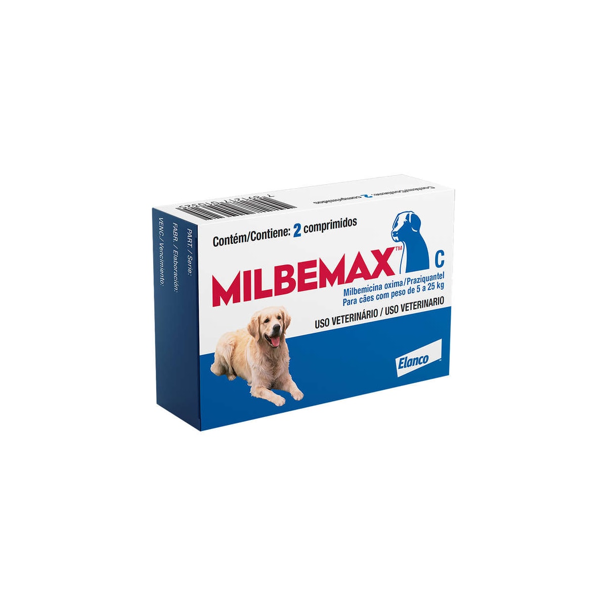 Milbemax 5 A 25Kg - Caixa com 2