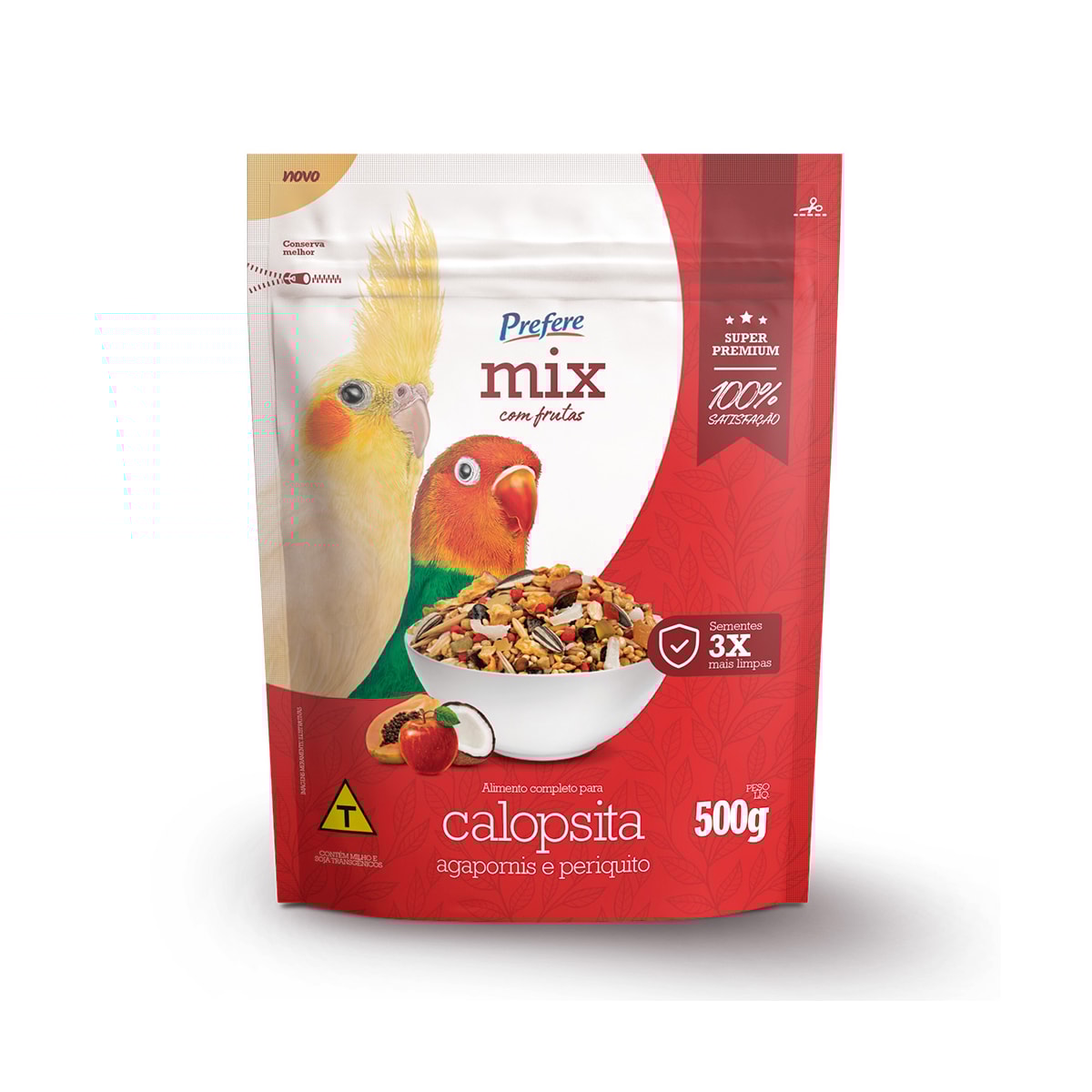 MIX CALOPSITA FRUTAS PREFERE 500G