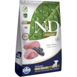 N&D Prime Cordeiro e Blueberry Cães Filhotes Raças Pequenas