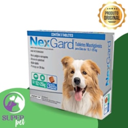 NEXGARD (10,1 A 25KG)(COMBO)(3 TABLETES)(VERDE)