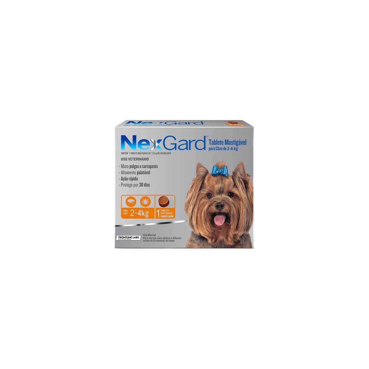NEXGARD (2 A 4KG)(COMBO)(3 TABLETES)(LARANJA)