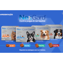 NexGard Antipulgas e Carrapatos de 4,1 a 10kg para Cães 1 tablete