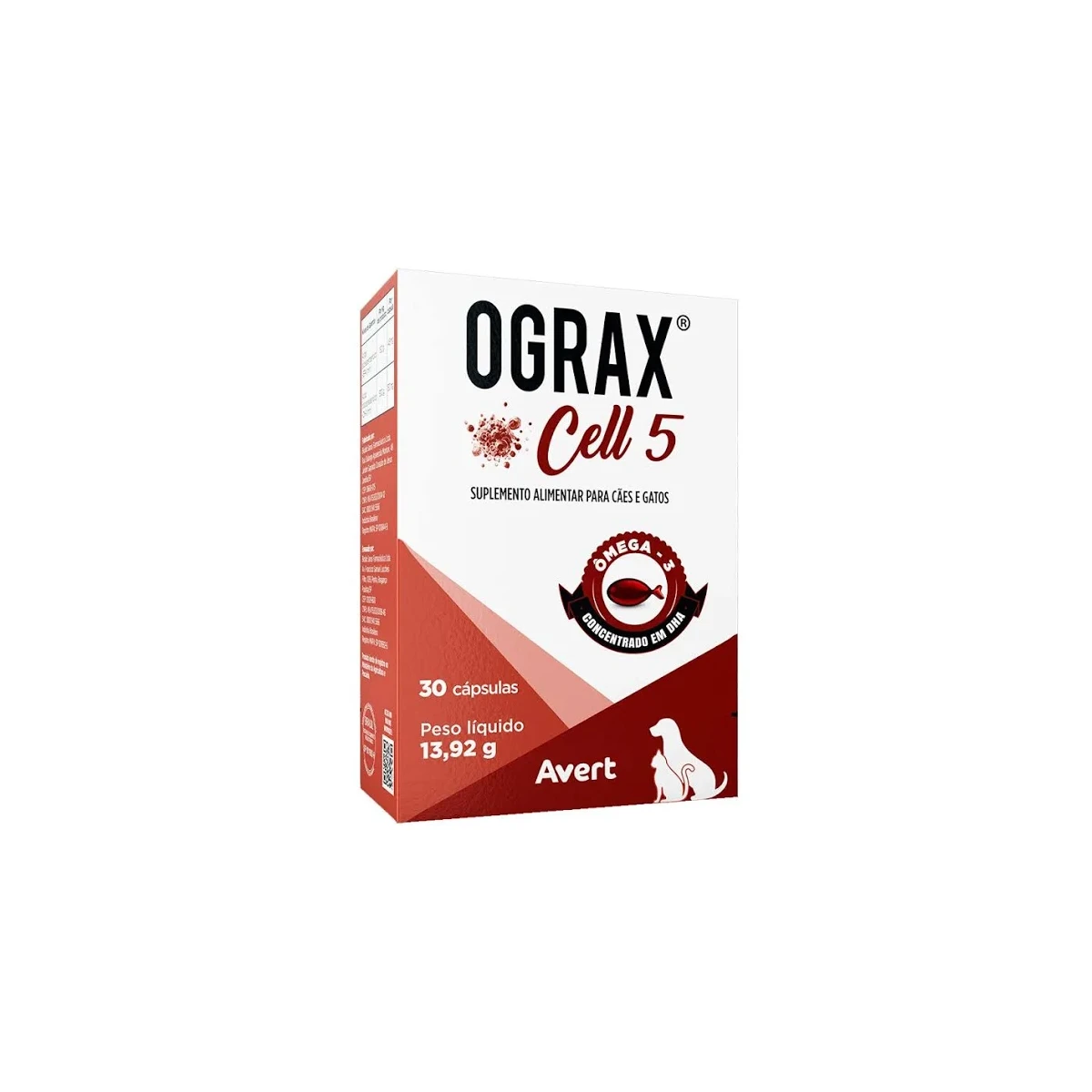 OGRAX CELL 5 com 30 capsulas